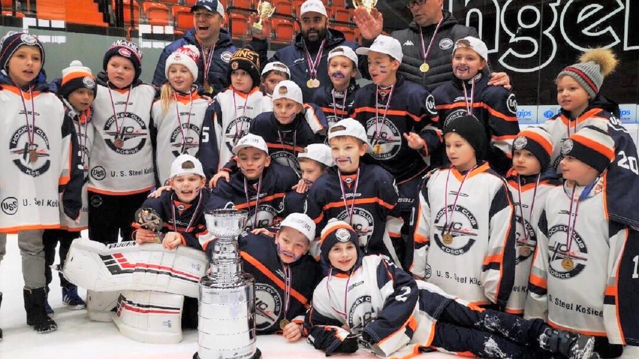 HC Košice U9 vyhrali medzinárodný turnaj v Michalovciach