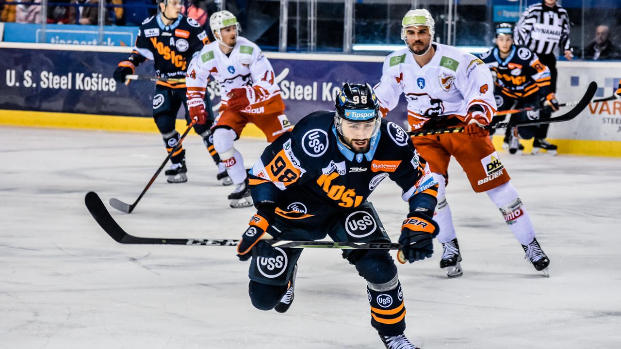 Pred zápasom HC Košice - DVTK Jegesmedvék Miskolc
