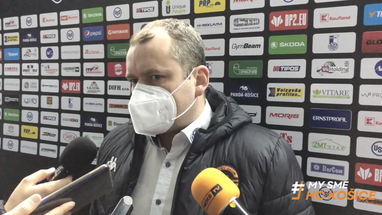 Tréner Marcel Šimurda hodnotí prvý zápas nadstavbovej časti (24. 3. 2021)