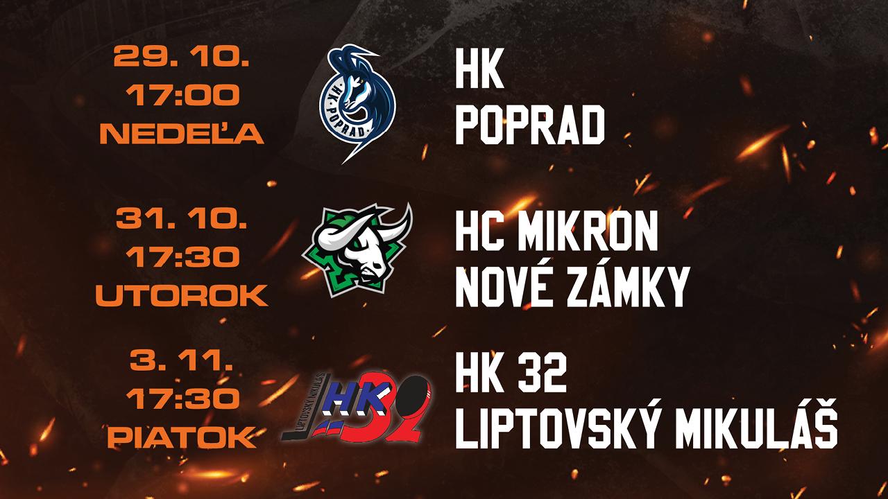 Predaj vstupeniek na 3 domáce zápasy