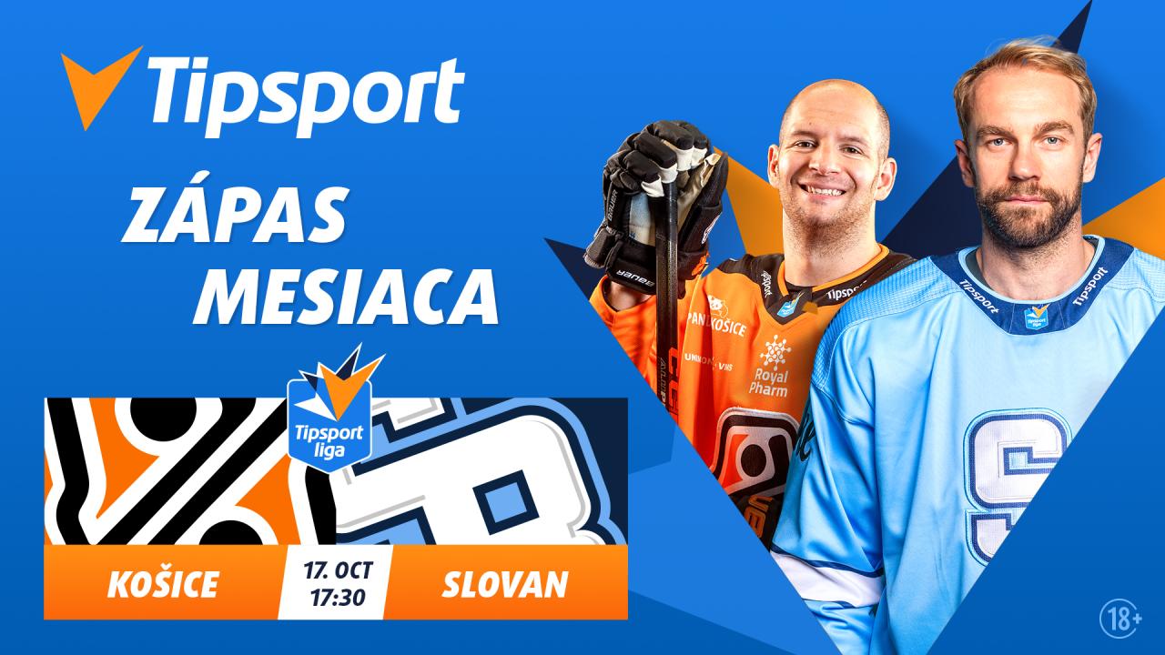 Tipsport zápas mesiaca v Košiciach