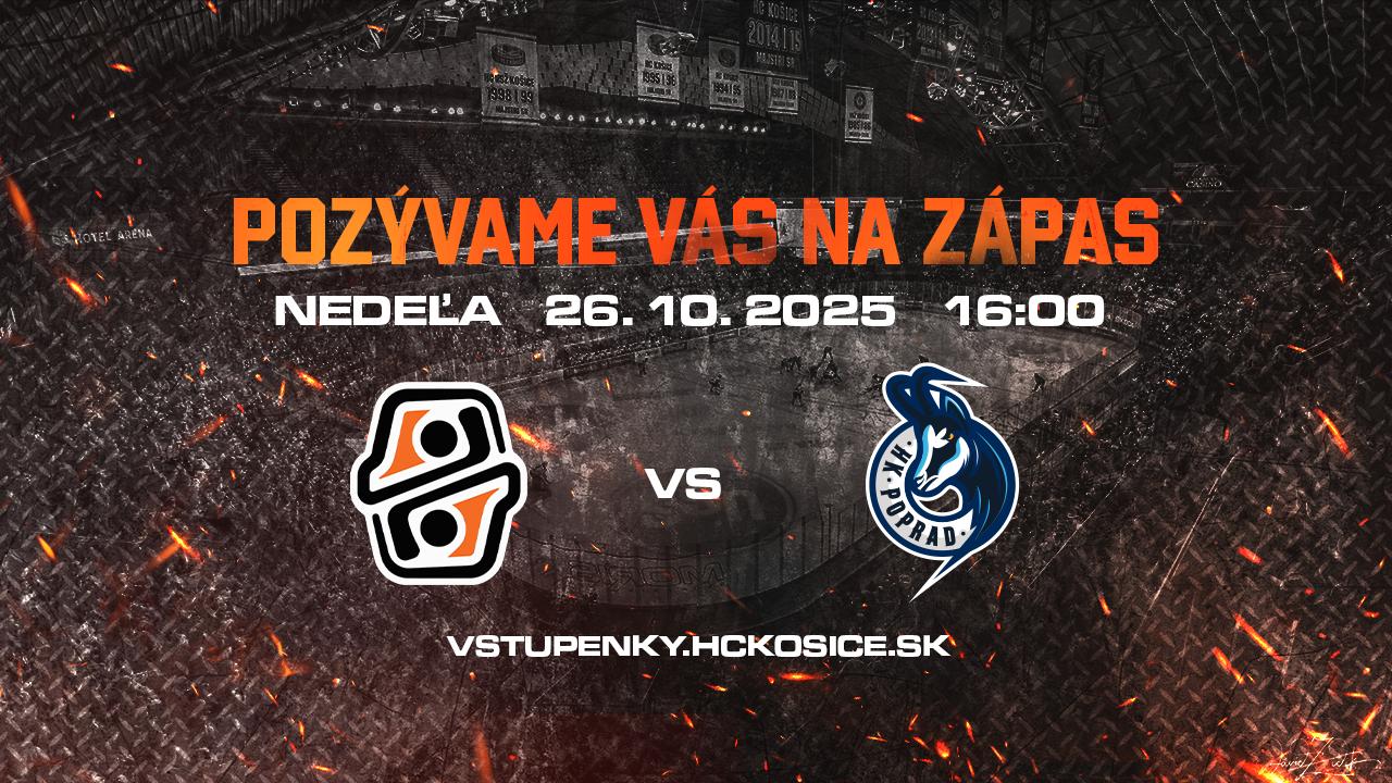 Vstupenky na zápas proti Popradu sú v predaji