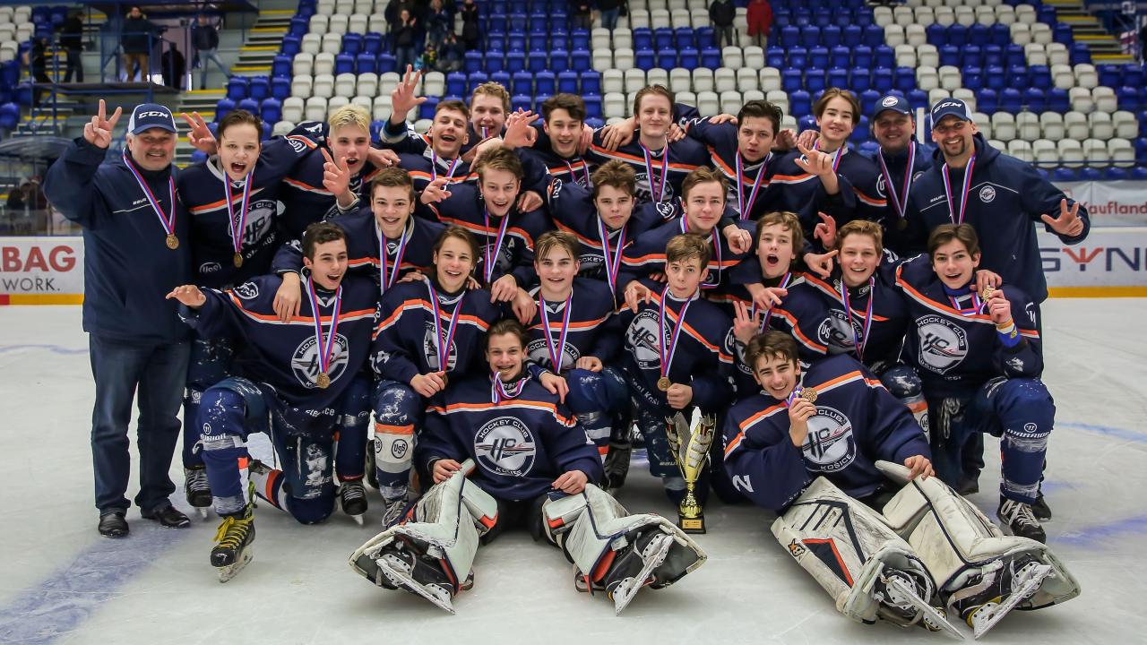 HC Košice Cadets won the 3rd place in the Slovak national hockey competition