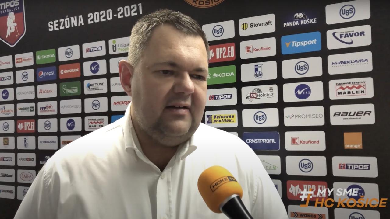 Tréner Jan Šťastný hodnotí zápas proti Popradu (4. 12. 2020)