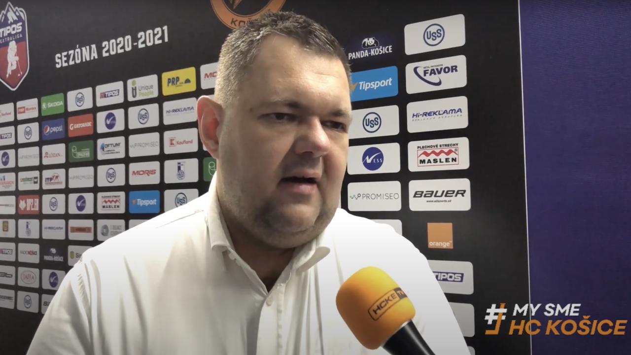 Tréner Jan Šťastný hodnotí zápas proti Detve (11. 12. 2020)