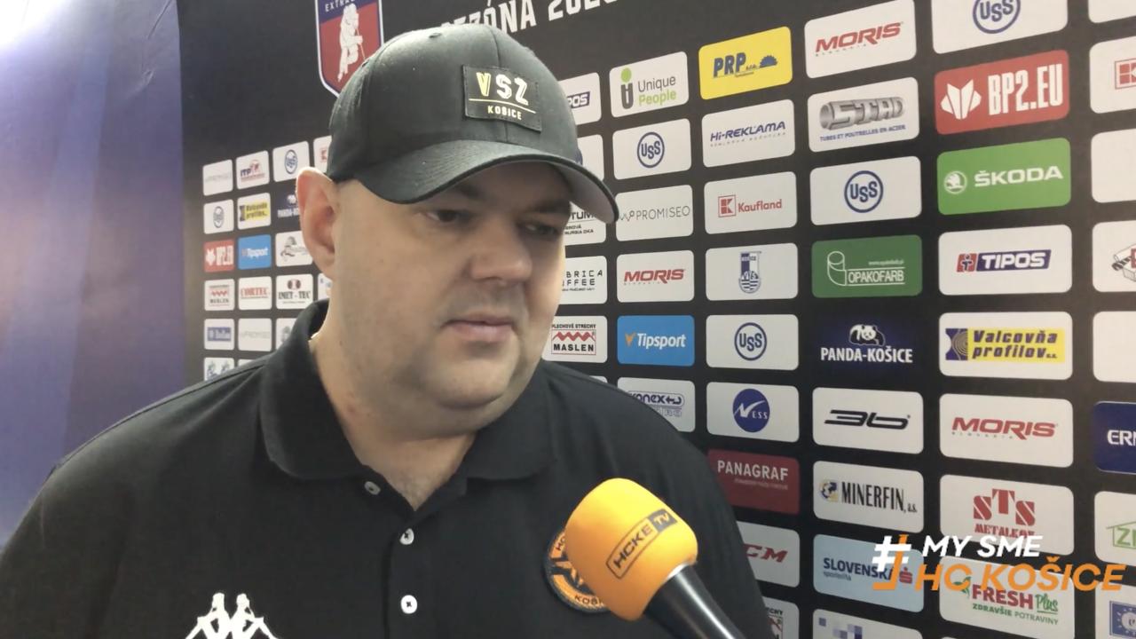 Tréner Jan Šťastný hodnotí zápas proti Michalovciam (22. 12. 2020)