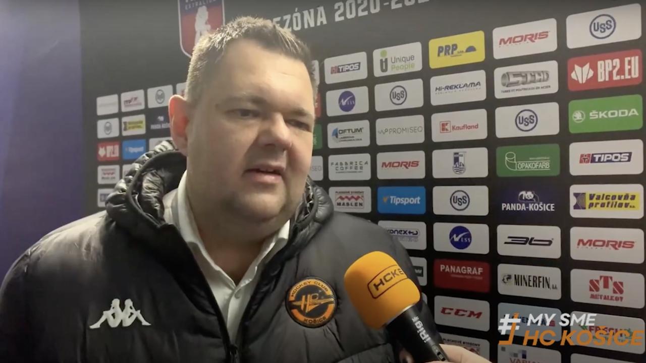 Tréner Jan Šťastný hodnotí zápas proti Popradu (6. 1. 2021)