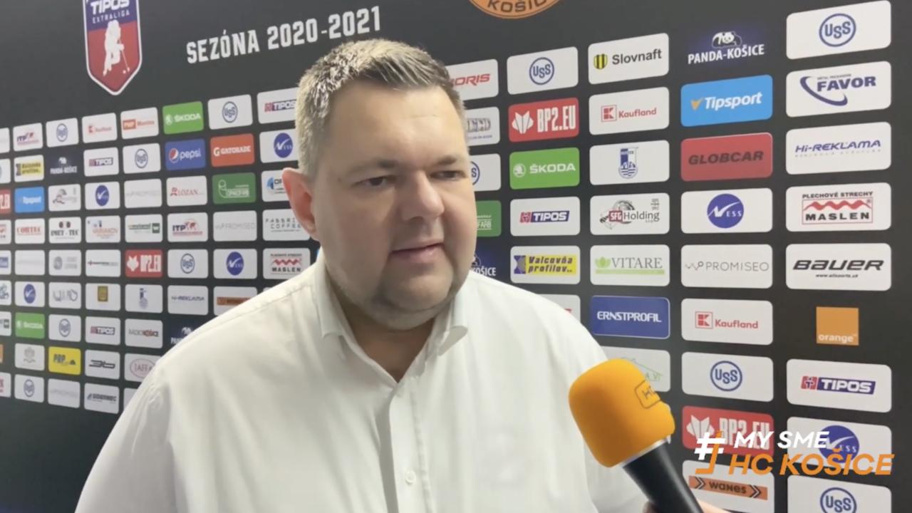Tréner Jan Šťastný hodnotí zápas proti Zvolenu (9. 1. 2021)