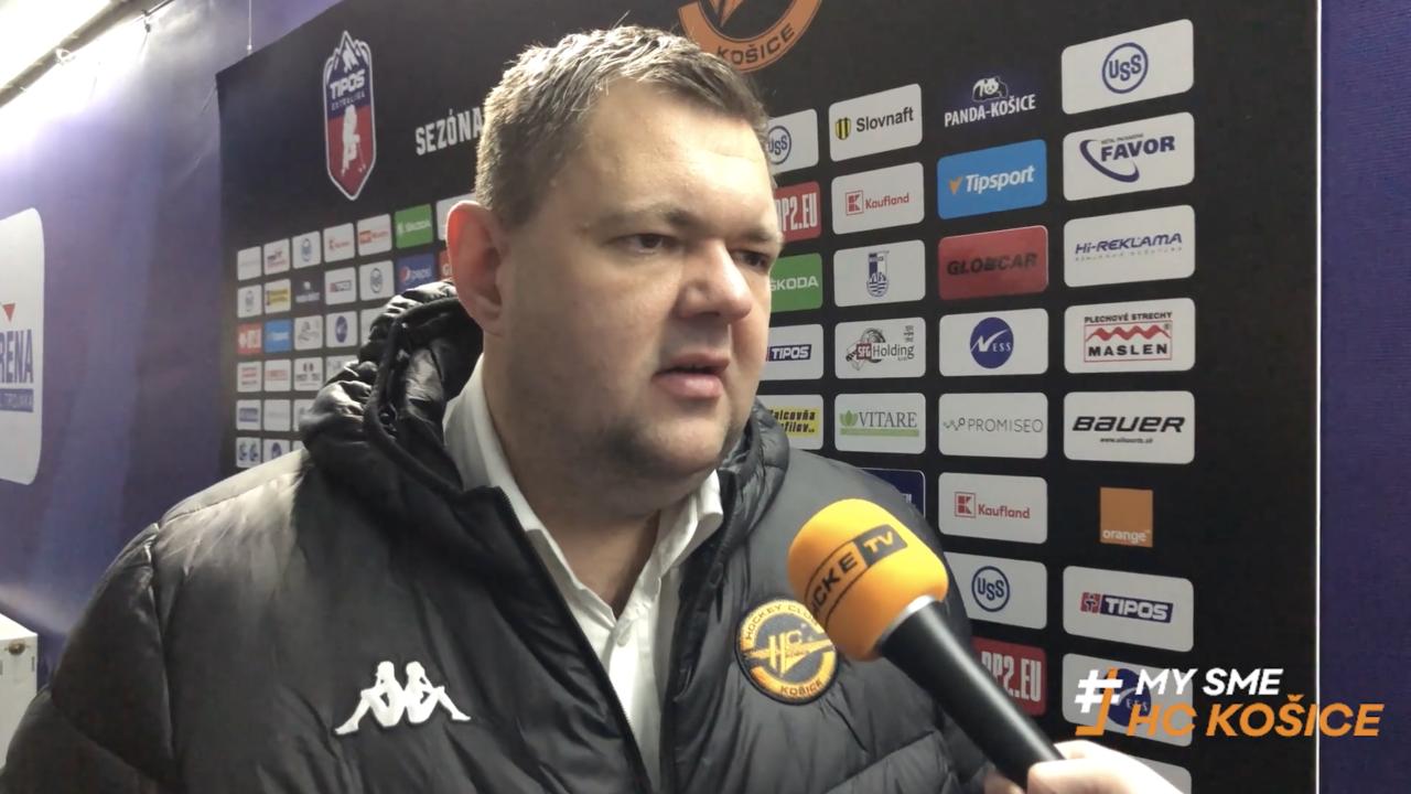 Tréner Jan Šťastný hodnotí zápas proti Trenčínu (15. 1. 2021)