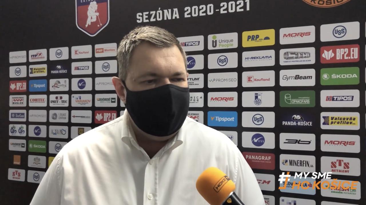 Tréner Jan Šťastný hodnotí zápas proti Novým Zámkom (16. 2. 2021)