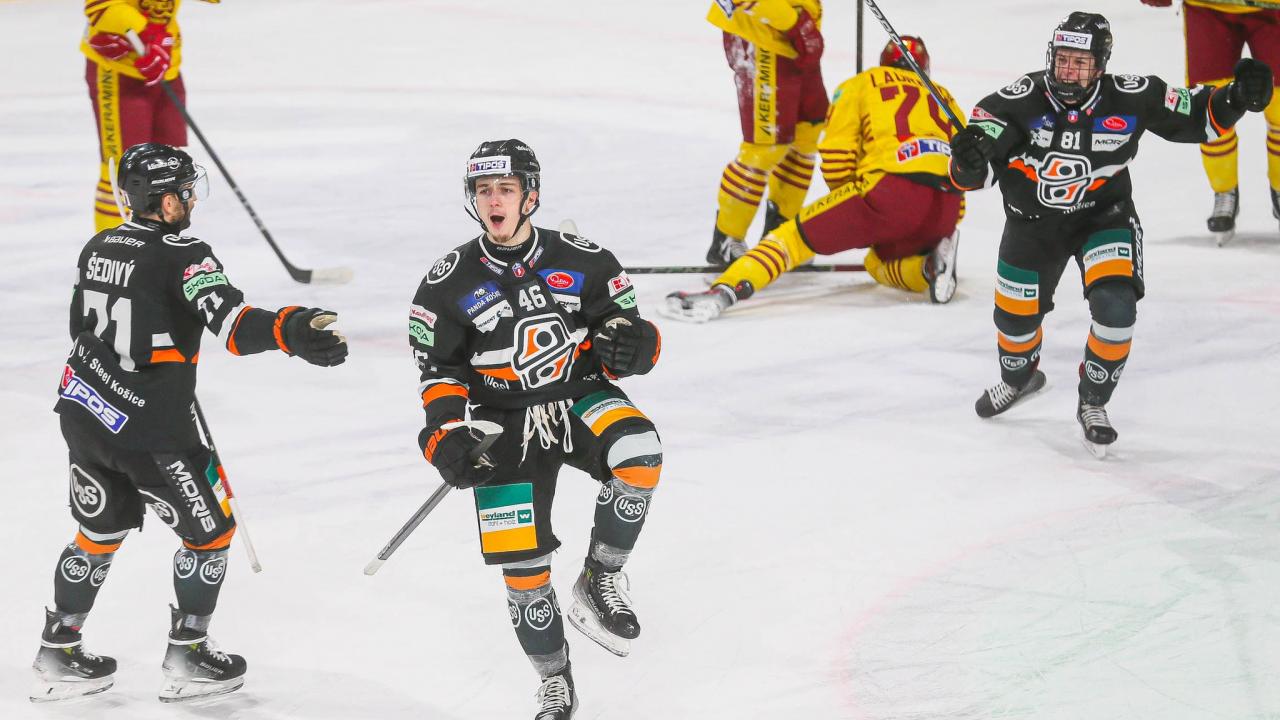 TIPOS Extraliga: HC Košice vs. Vlci Žilina 14.02.2025 - súpisky, výsledok, tabuľka, kde sledovať