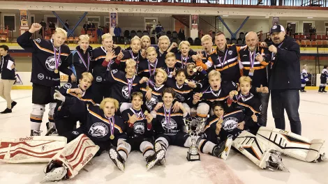 Senior elementary school students (grade eight) of HC Košice are the Slovak champions!